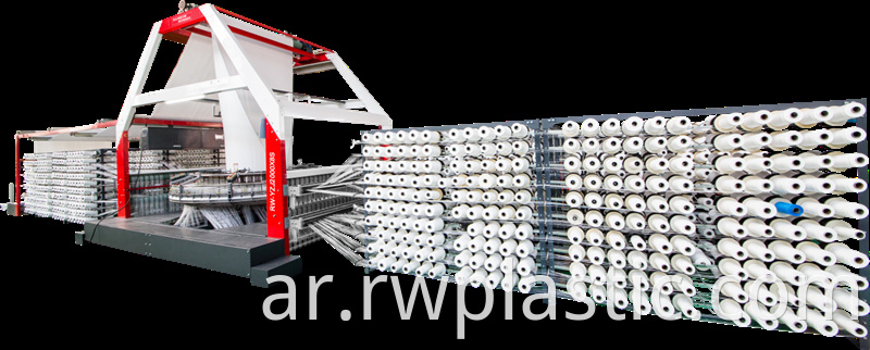 High speed six shuttle plastic circular loom